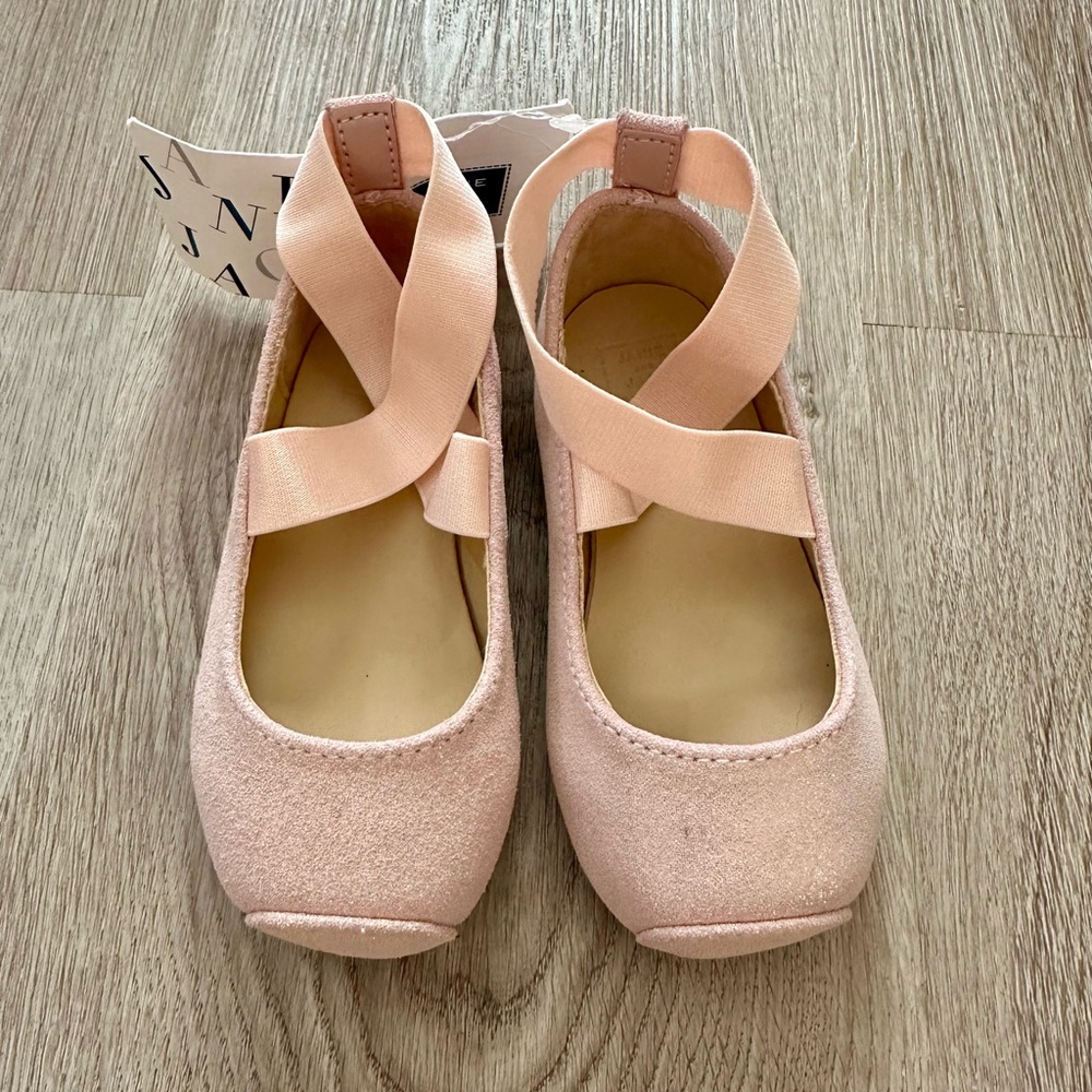 NWT Janie & Jack Toddler Girl Ballet Slip Ons